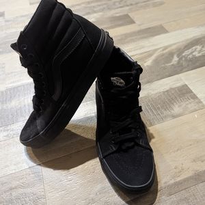 Black High top Vans